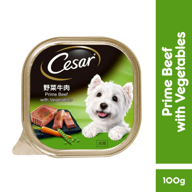 Cesar Prime Beef W/ Veg. 100g
