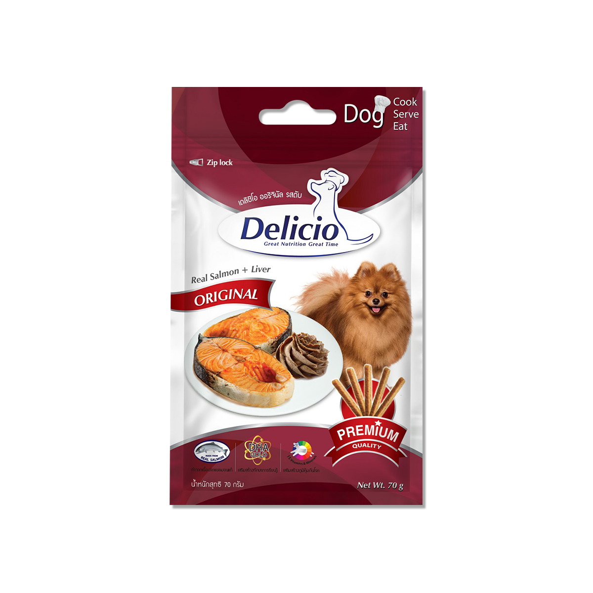 Delicio Original Real Salmon Liver 70g