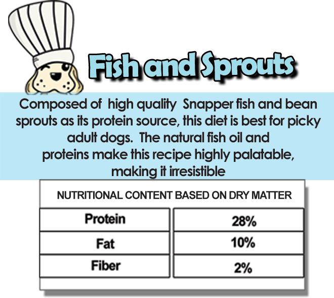 Good Grub Fish & Sprout Gourmet Meal 300g