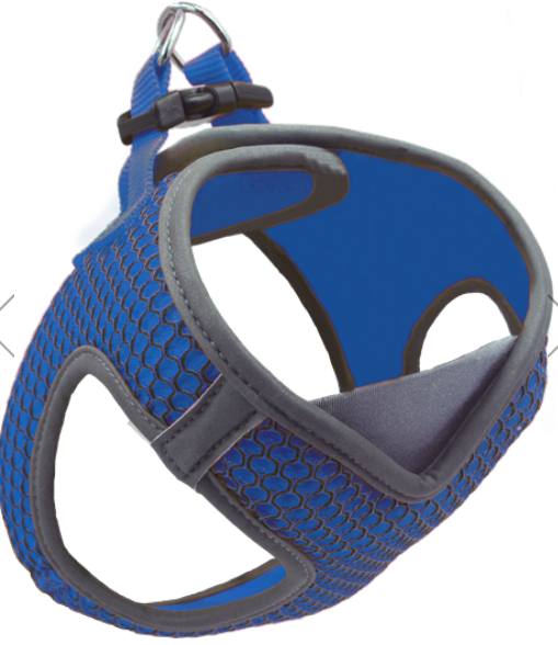 DCA307-02XS Doco Quick Fit Comfort Harness V-Neck Reflecticve Blue