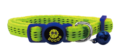 DCAT010-16 Doco Cat Collar Yellow