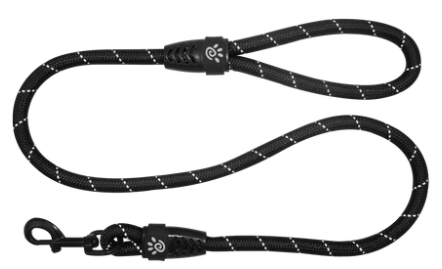 DCROPE2060-01S Doco Refl. Rope Leash Ver.2 Black