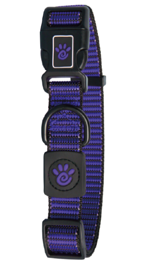 DCS008-06XS Doco Nylon Patter Collar Purple