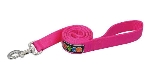 DCS1148-04M Doco Dual Layer Nylon Leash Pink