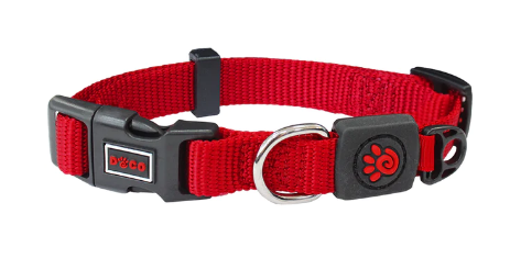 DCSN002-03L Doco Signature Nylon Collar Red