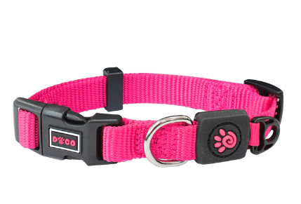 DCSN002-04XS Doco Signature Nylon Collar Pink