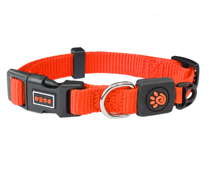 DCSN002-S8S Doco Nylon Collar Safety Orange