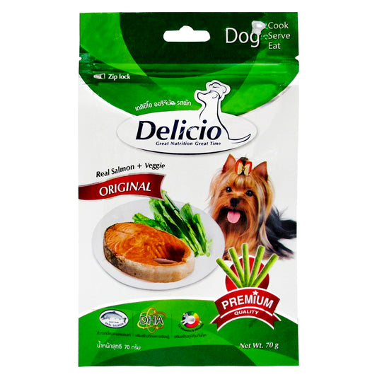 Delicio Original Real Salmon Veggie (70g)