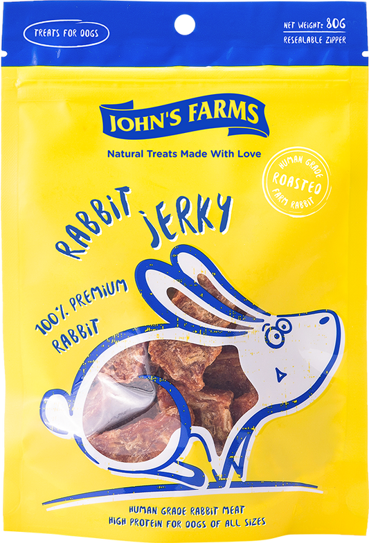 John's Farm Rabbit jerky 80g