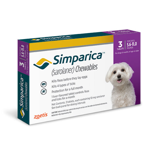 Simparica Tab 10mg x 3bls x 1FG