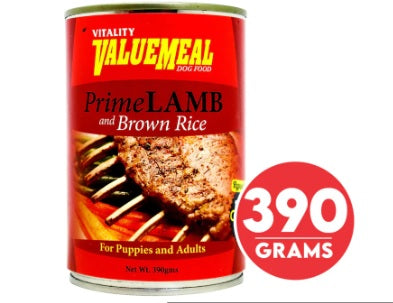 Valuemeal Prime Lamb & Rice (canned) 12x390g