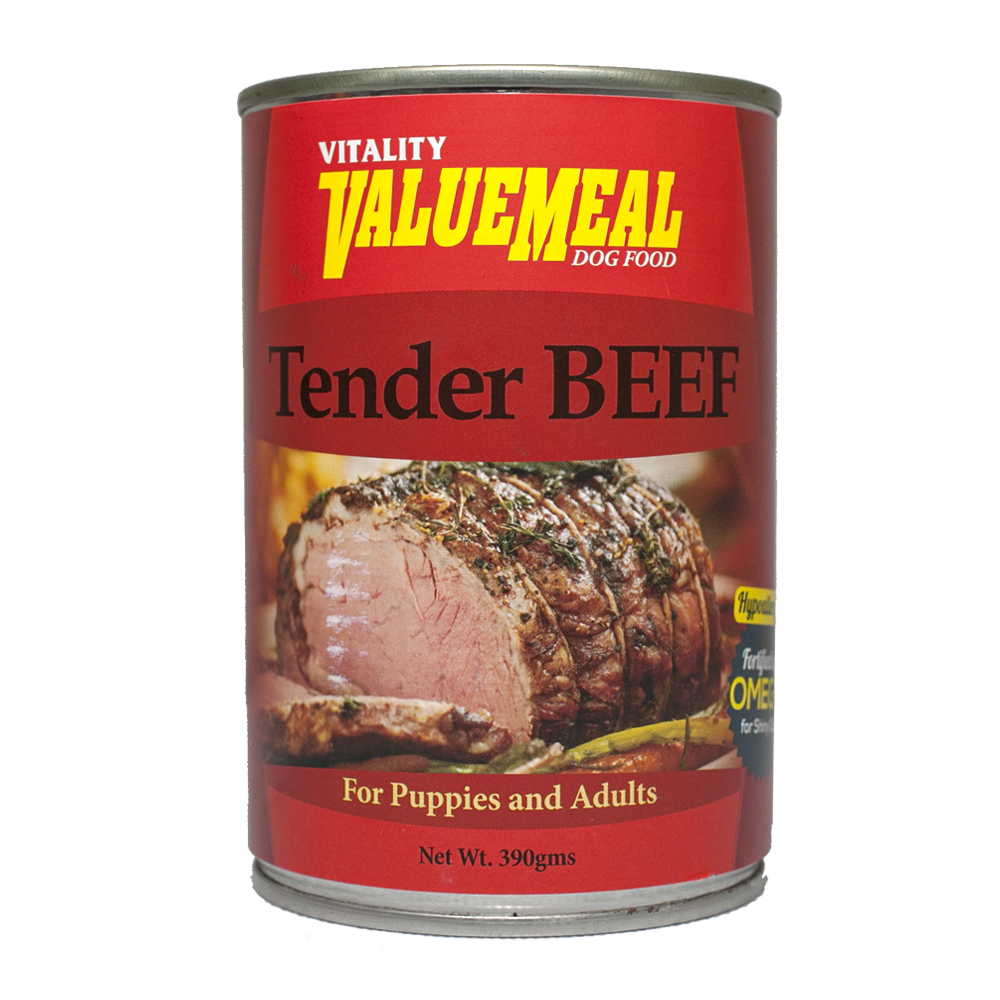 Valuemeal Tender Beef (canned) 12x390g