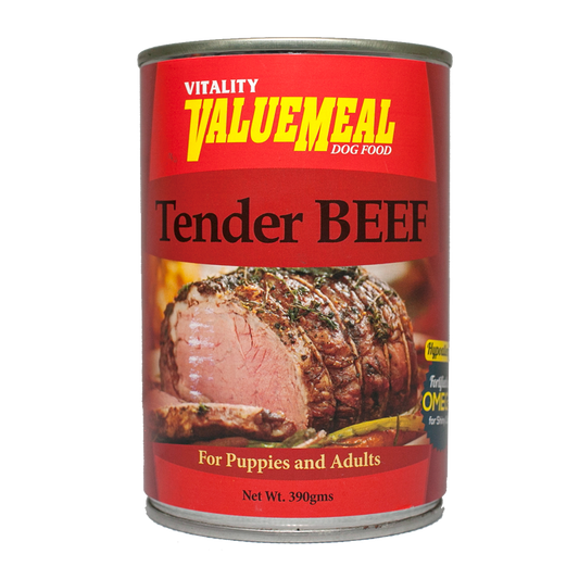Valuemeal Tender Beef (canned) 12x390g