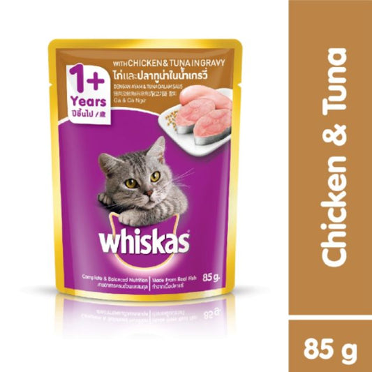 Whiskas Ckn & Tuna 85g