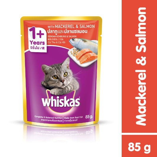 Whiskas Mackerel & Salmon 85g